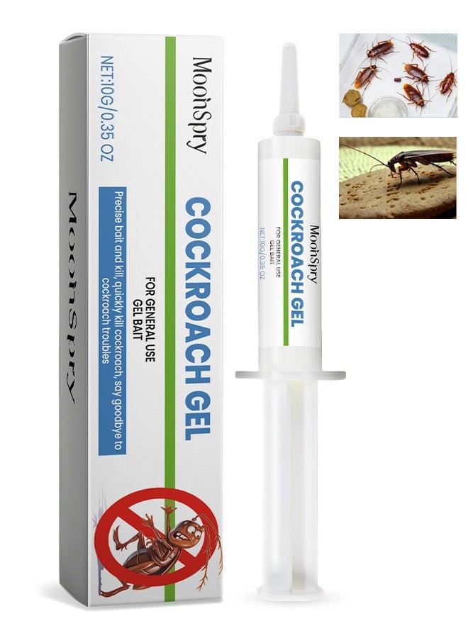 MOONSPRY Cockroach Gel 10G, Prevents Roach Reproduction and Destroys the Nest, Natural Repellent for Cockroaches, Say Goodbye Tocockroach Troubles - Image 1